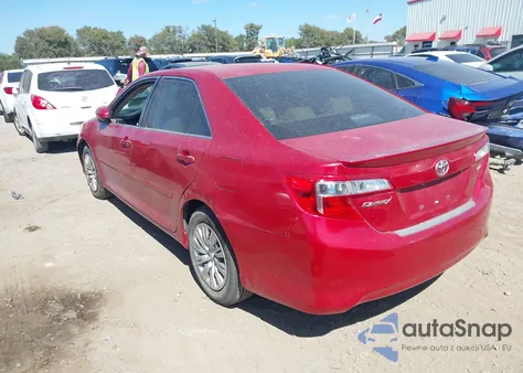 2013 Toyota Camry Le z USA, uszkodzony, nr VIN 4T4BF1FK7DR287391